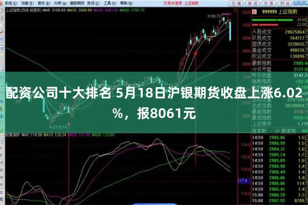 配资公司十大排名 5月18日沪银期货收盘上涨6.02%，报8061元