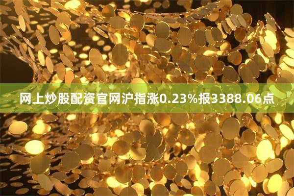 网上炒股配资官网沪指涨0.23%报3388.06点