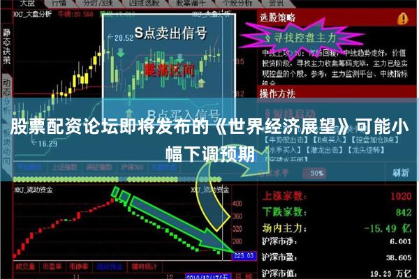 股票配资论坛即将发布的《世界经济展望》可能小幅下调预期