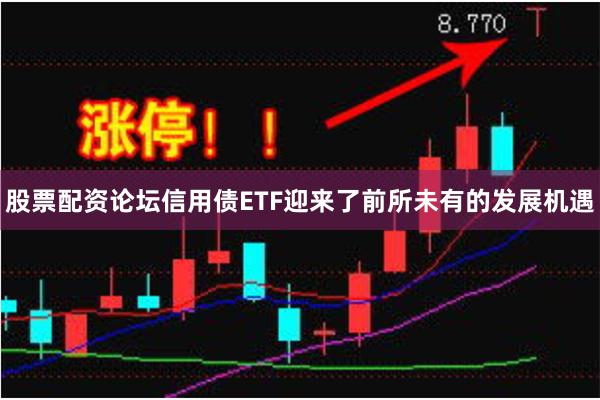 股票配资论坛信用债ETF迎来了前所未有的发展机遇